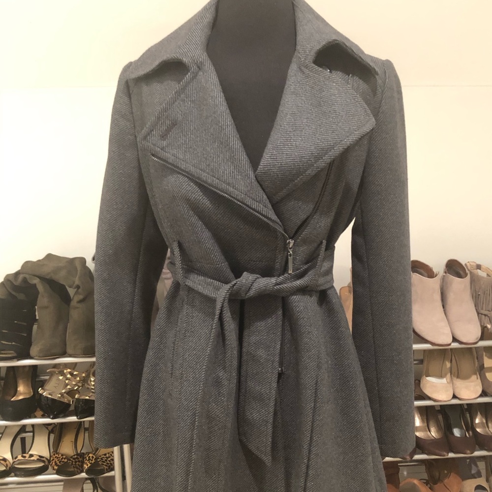 Wool-blend Trench Coat